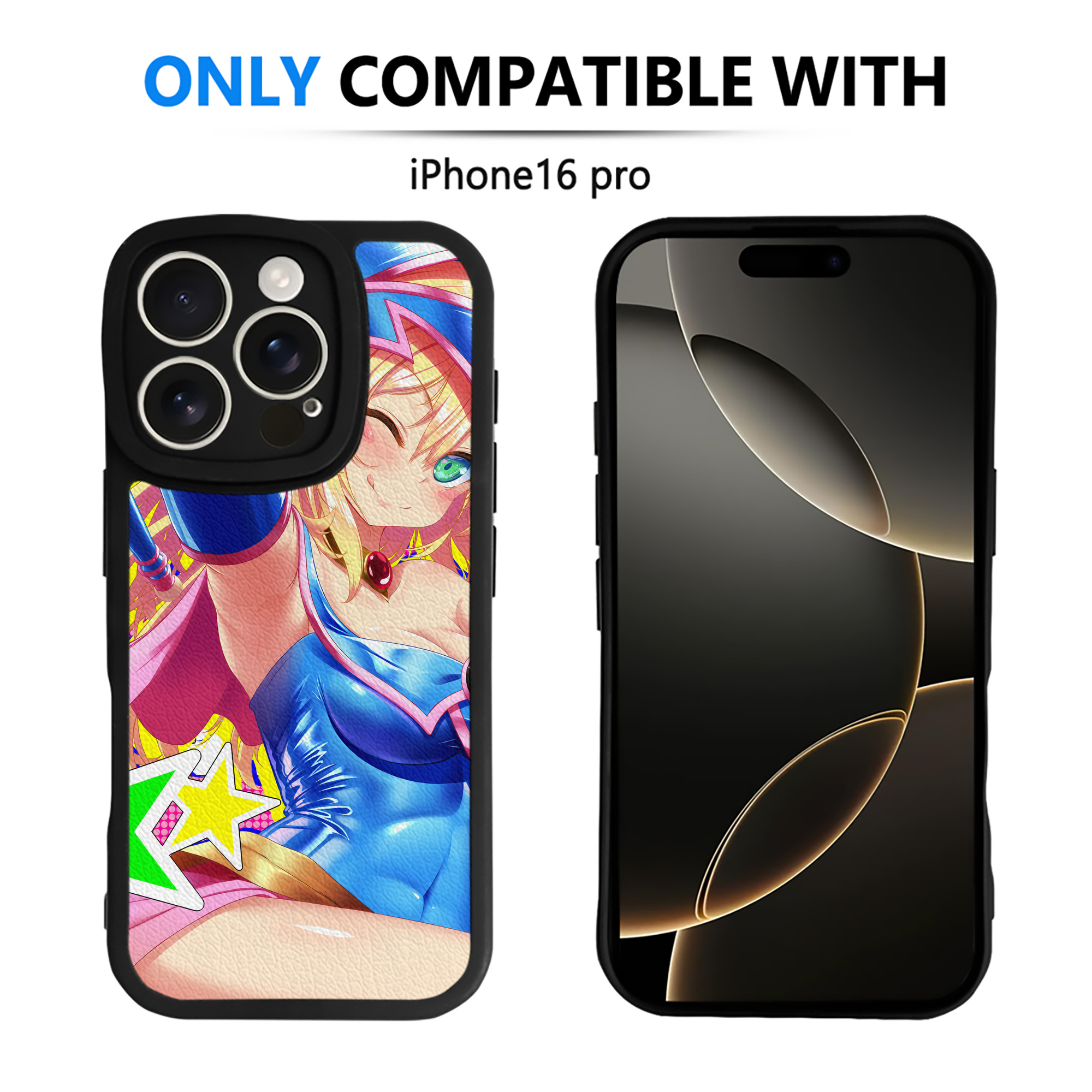 （画像用） 遊☆戯☆王 Yu-Gi-Oh! 【iPhone 16シリーズ対応】シリコンスマホケース（レザー調） 材質：シリコン